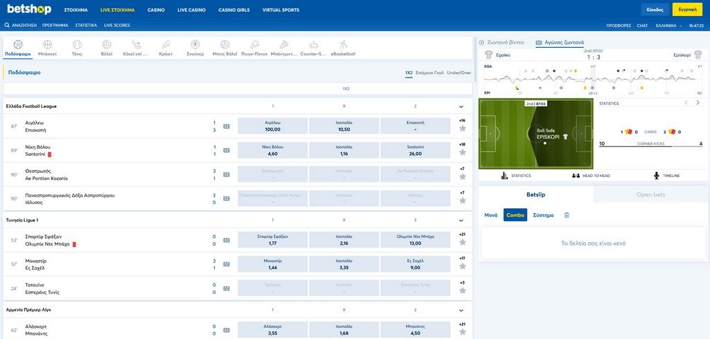 Μαρτυρία Στοιχηματικών Πρακτικών της BetShop Greece 2026