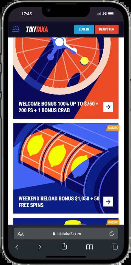 Srovnání TikiTaka Casino s mobilními hrami v ČR